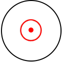 Circle Red Dot reticle