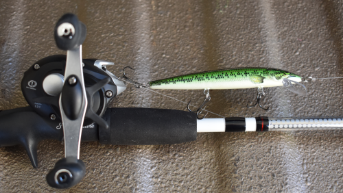 husky jerk hj12 shakespear baitcast combo