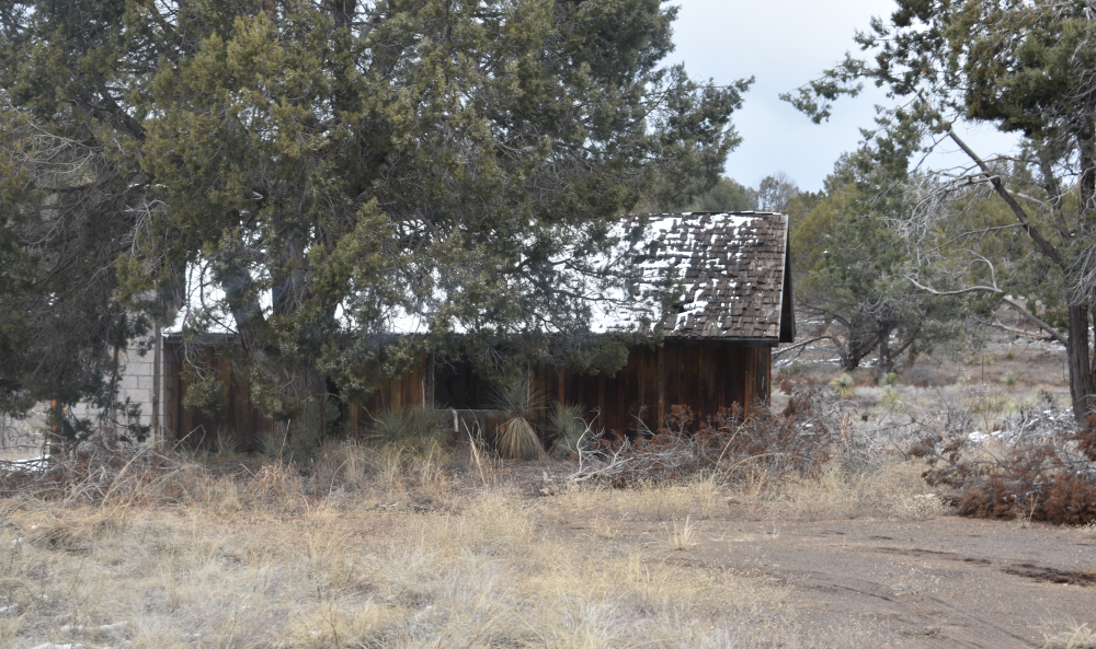 Seneca Lake Arizona-another view of one of the abandoned cabins.