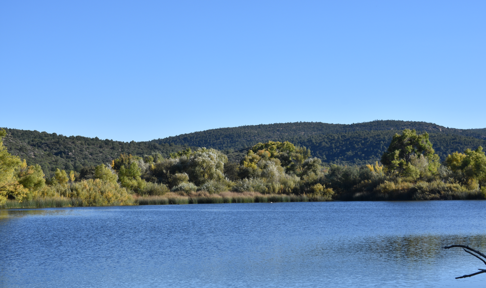 Seneca Lake Arizona. Looking from the northwest end over to the northeast side of the lake