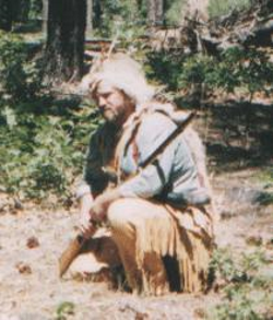 Spike at the 1994 AZ State Muzzleloading Assn rendezvous in the Mogollon Rim country