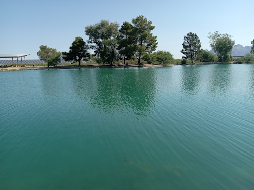 Silverbell Lake – Looking To The Northeast From the North Boat Ramp Area.