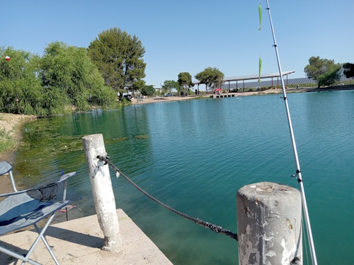 Silverbell Lake North Side Boat Ramp Area Looking West