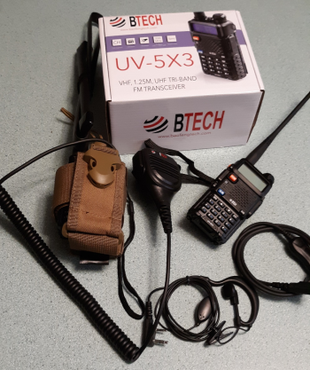 BTECH UV-5X3 Radio