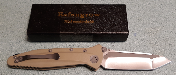 Eafengrow EF55 Folding Knife with Tanto Style Blade