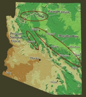 Mogollon Monster range