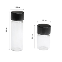 ASR Outdoor Gold Flake or Dust Collection Glass Vials