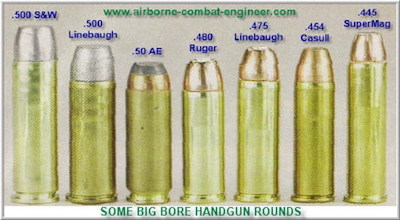 Big bore handgun rounds