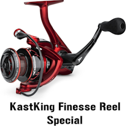 KastKing Royale Legend Glory 2000 Spinning Reel with a 6.2:1 gear ratio